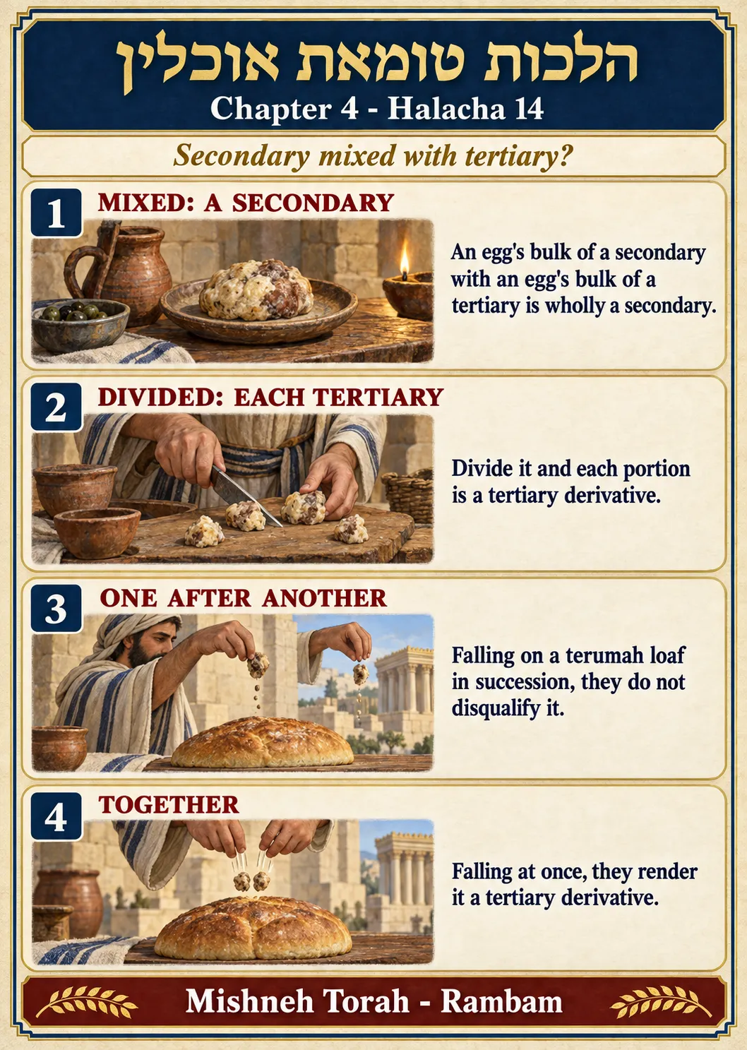 Infographic for halacha 4:14