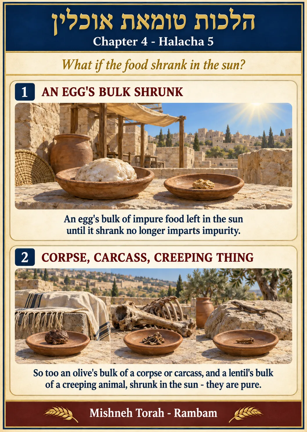 Infographic for halacha 4:5