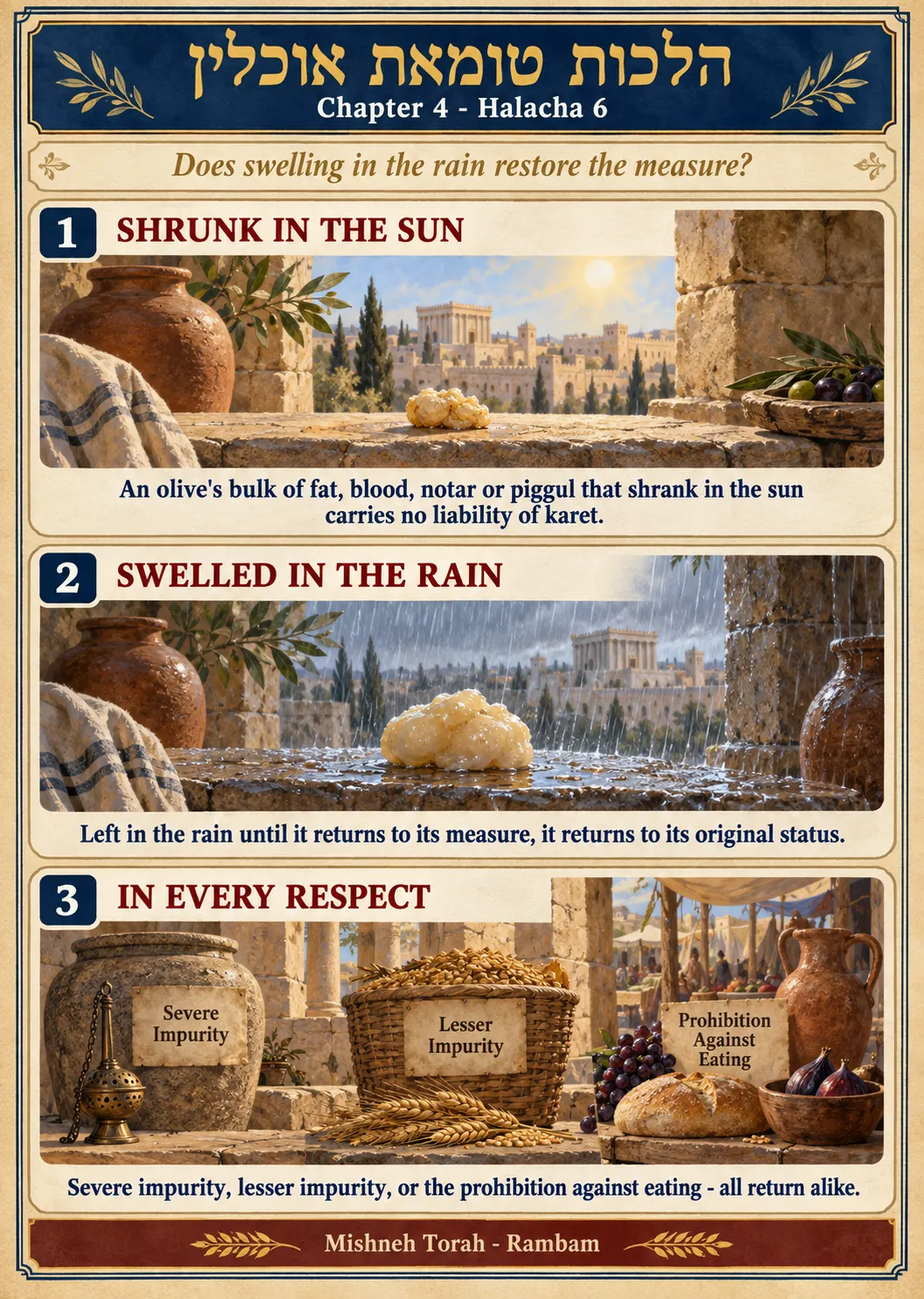 Infographic for halacha 4:6