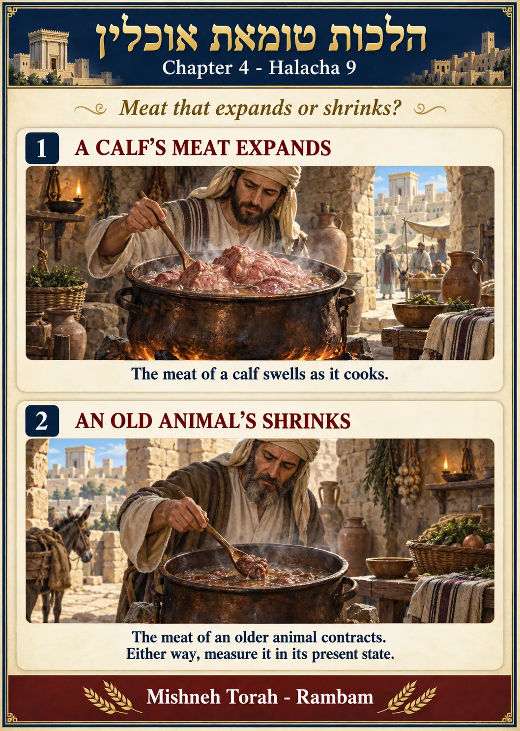 Infographic for halacha 4:9