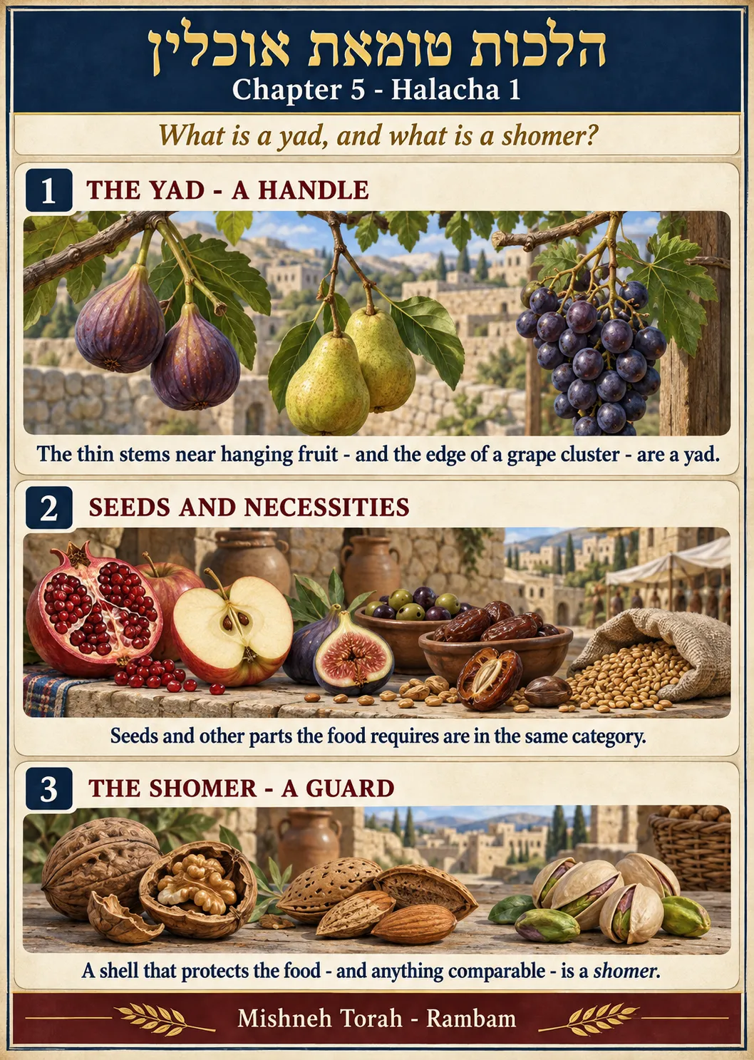 Infographic for halacha 5:1