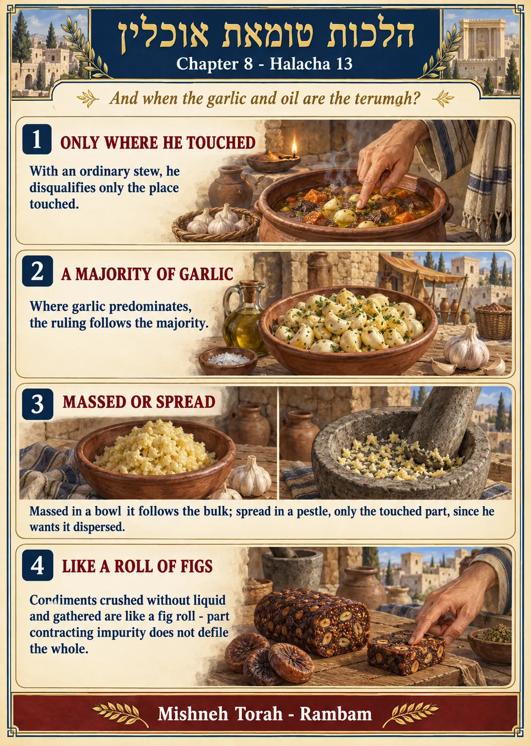 Infographic for halacha 8:13